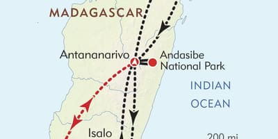 Antananarivo Мадагаскар газрын зураг