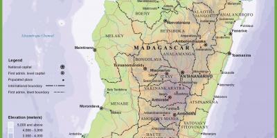 Газрын зураг нь бодит зураг Мадагаскар